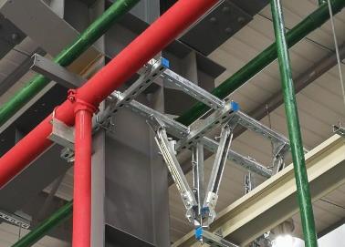 永寿该抗震支架的整体式支吊架结构协调性好